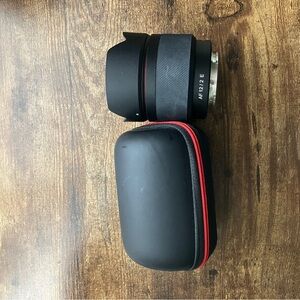 Sony AF 12/2 E Camera Lens - Black